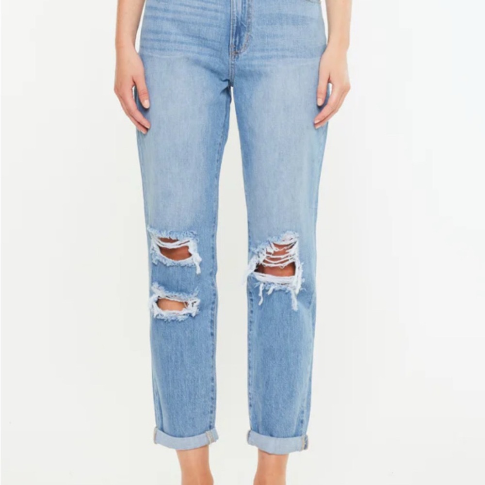 Plus Size KanCan Ultra High Rise Mom Jeans